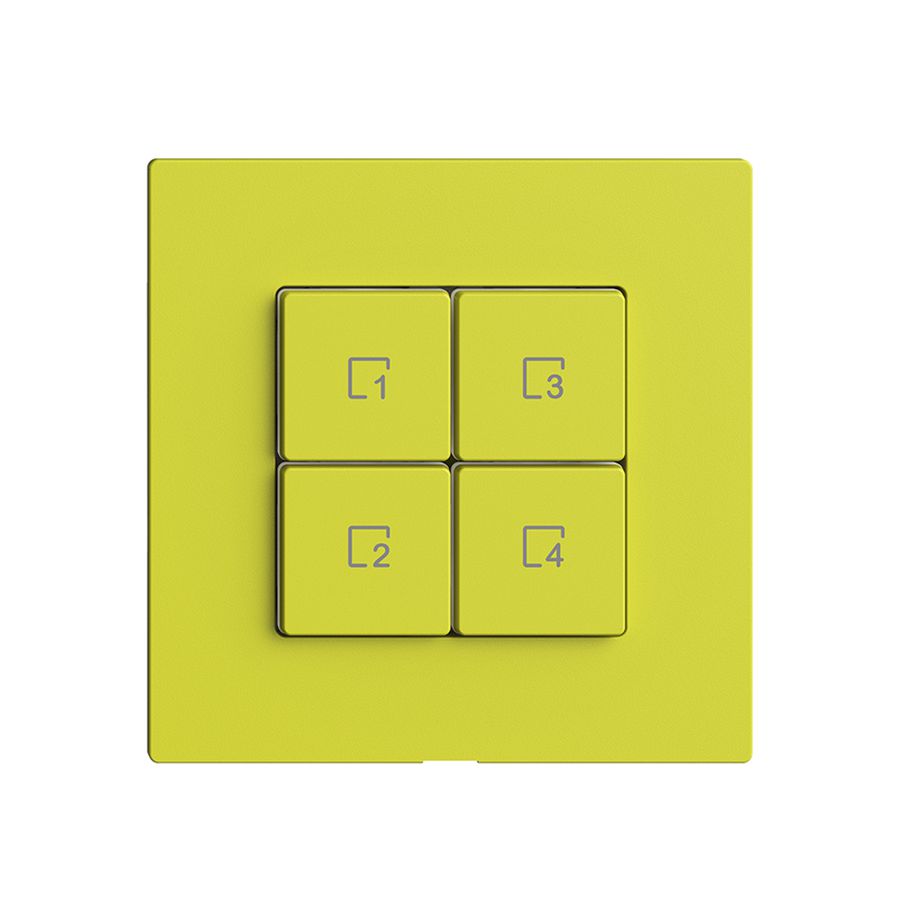 Comando per pulsante scena 4 scene/4T Edue Wiser lemon