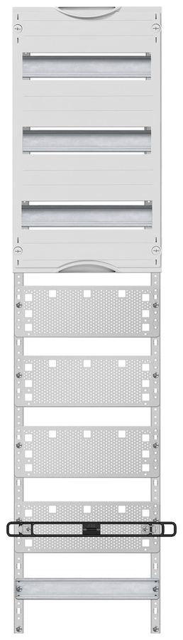 Panneau Media ABB, a.3 rangées DIN, hauteur pose 3, 7 rangées, p. distributeur