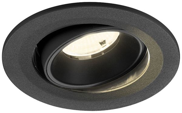 Downlight LED SLV NUMINOS MOVE S 6.7W 1050lm 4000K WB DALI Ø100×63.5 nero