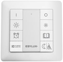 UP-Taster ESYLUX DALI, 8-fach, für Klassenzimmer-Lichtszenen