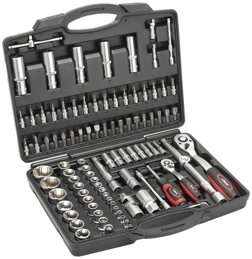 Set di chiavi a tubo CIMCO 96 pezzi 6.3mm (1/4“) e 12.5mm (1/2“)