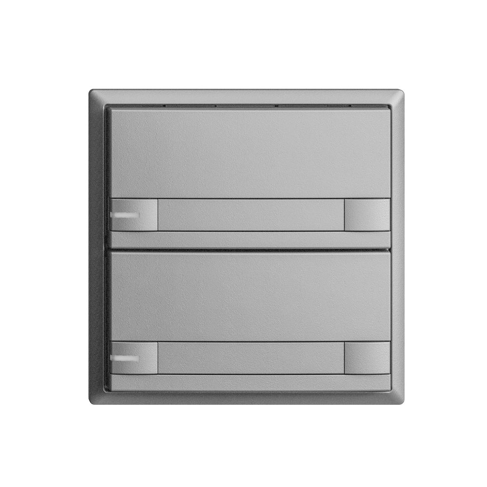 Poussoir KNX RGB EDUE, 250mW, a.LED RGB, papier, 2×poussoir, comm.2×touches, si