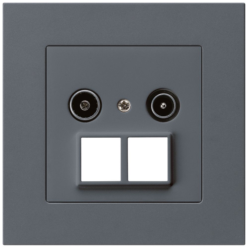 Prise d'antenne ENC R/TV HMS kallysto.pro 23dB anthracite