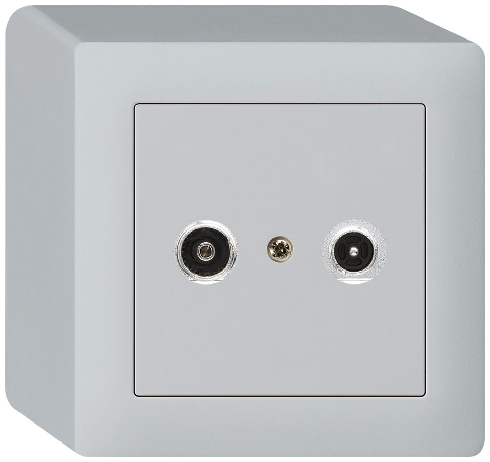 AP-Antennendose kallysto R/TV 11dB 2GHz hellgrau