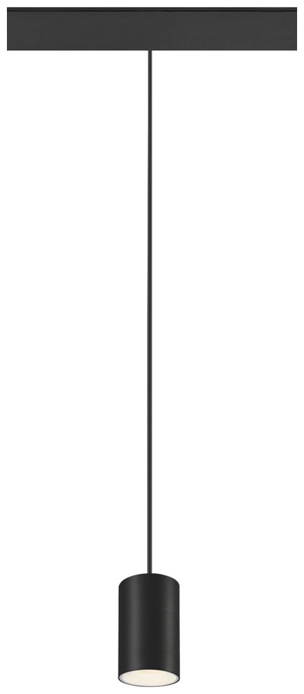 LED-Pendelleuchte SLV NUMINOS XS 48V AD 8.7W 740lm 940 DALI Ø50 schwarz/weiss