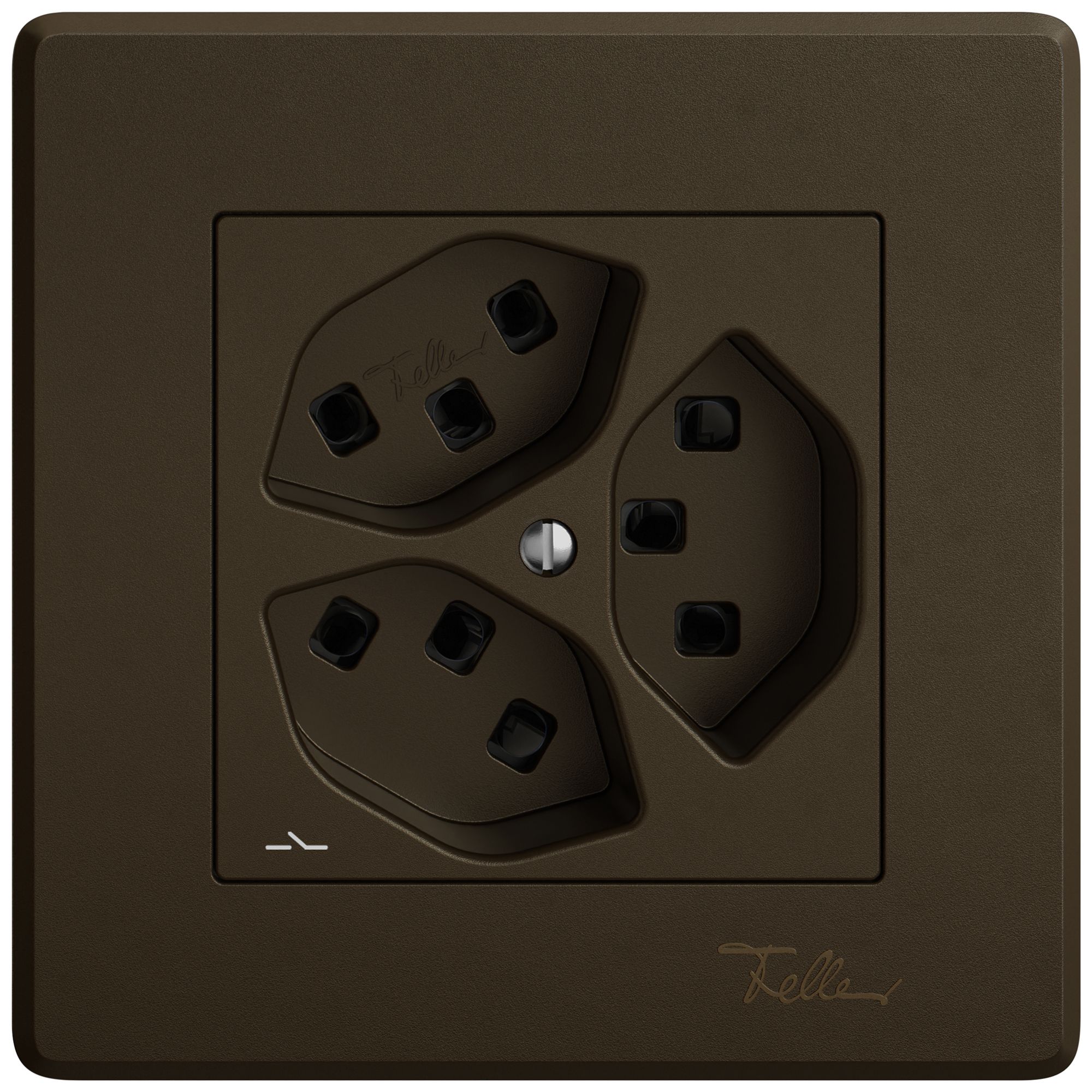 Prise ENC EDIZIO.liv SNAPFIX® 3×T23 1×S br