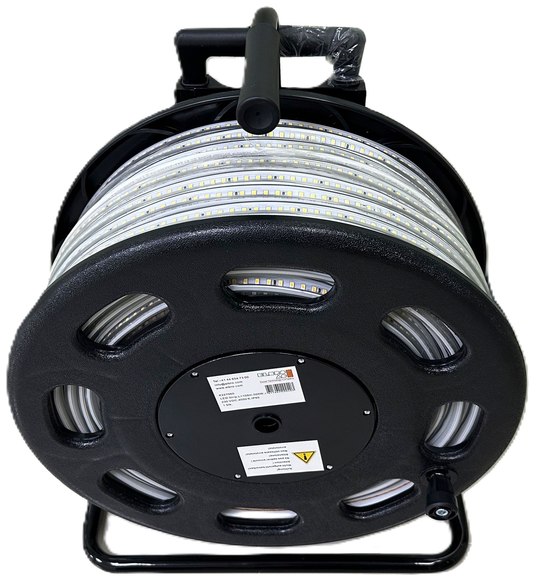 Ruban lumineux LED ELBRO chariot câble IP65 230V 5W 300lm blanc 4000K 120° 100m