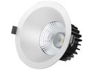 Spot LED INS maxLUCE ATMO 200 24W 2640lm 3000…4000K IP44 1-10V DALI2 Ø200mm bi
