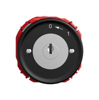 Schwenktaster STANDARDdue SNAPFIX® 0<-1/2P mit Schloss & 2 Schlüsseln sz