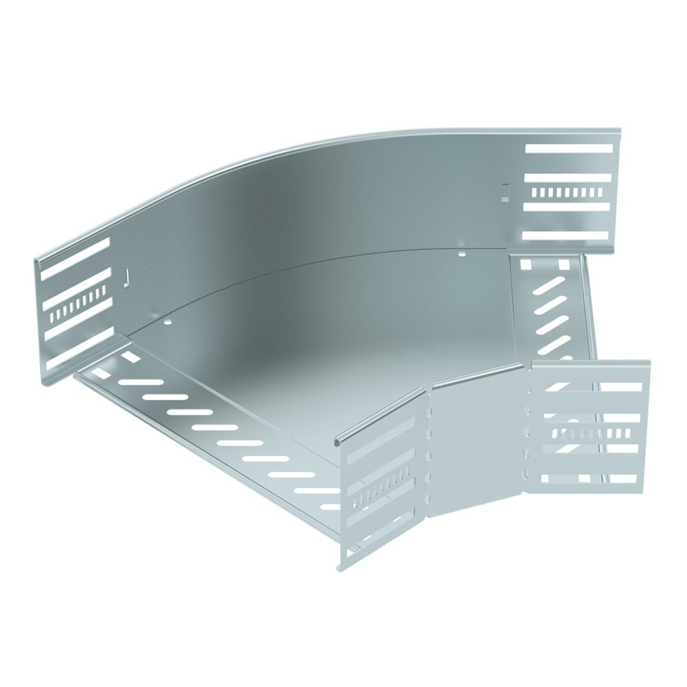 Coude BET RB 45° 110×300mm acier zingué en continu