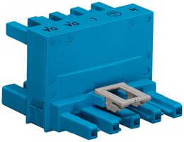 H-Verteiler WINSTA MIDI 770 5L 1 Stecker/2 Buchsen, blau