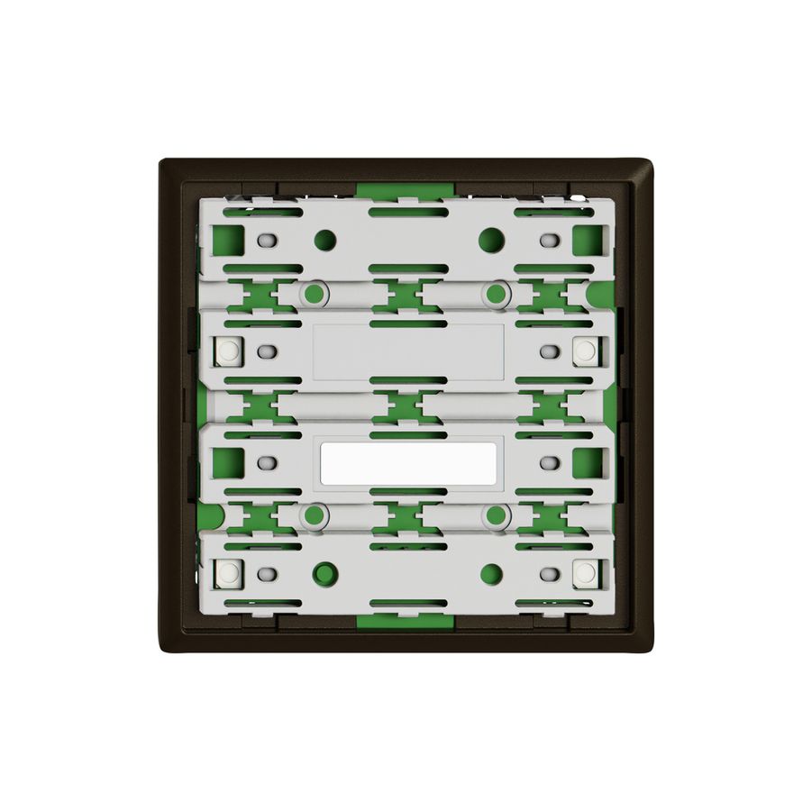 Frontplatte EDIZIO.liv UNI SNAPFIX® 60×60mm umbra