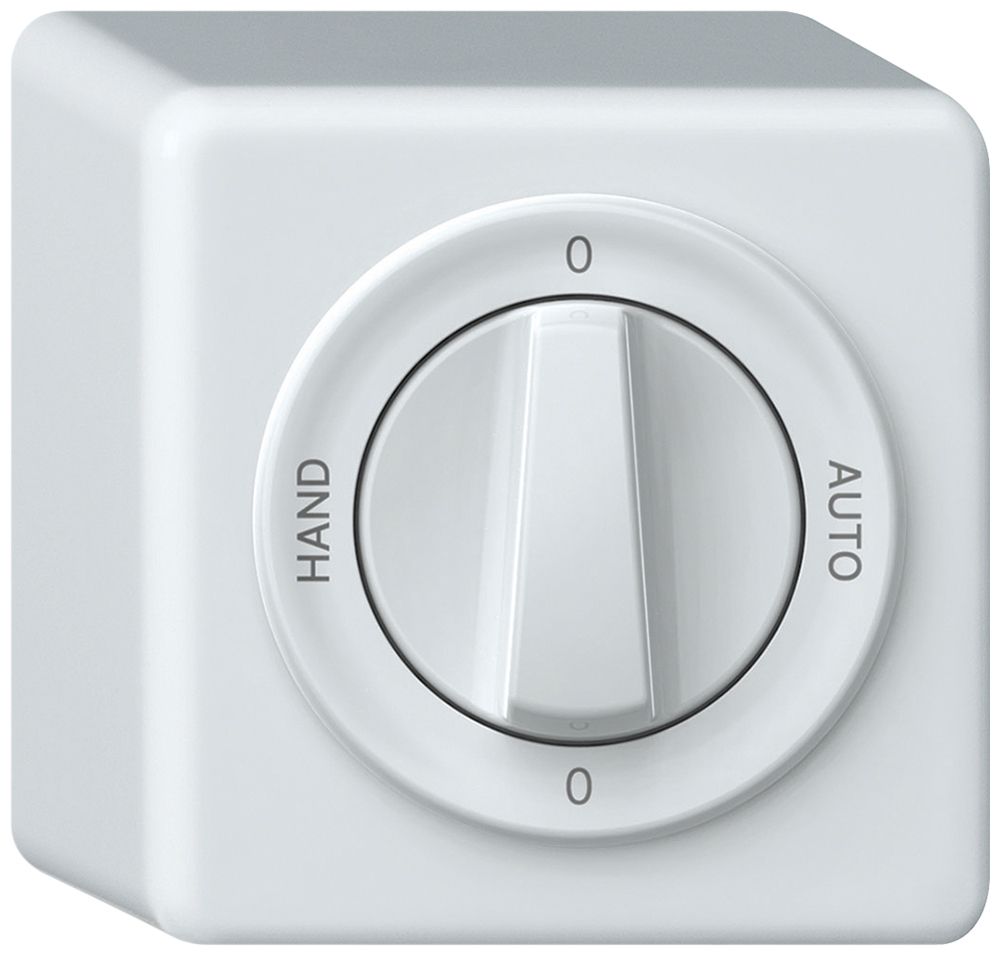 Interrupteur rotatif AP origin commut.2/1L 16A 250V 0-AUTO-0-HAND 88×88×54mm bc