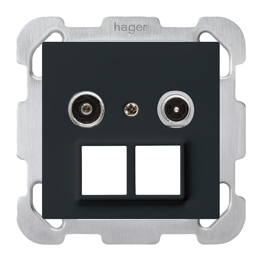 UP-Multimediadose kallysto R/TV Bauart B 11dB 2GHz schwarz