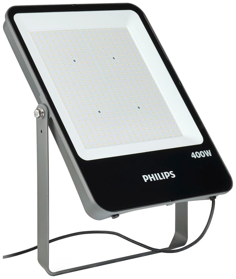 LED-Strahler Philips Ledinaire 400W 48000lm 840 IP65 110° 52×449×637mm grau