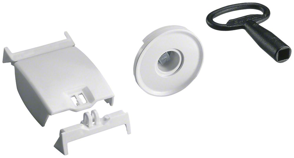 Serrure carré Hager univers avec capot plombable 7mm