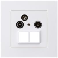 Presa antenna INC R/TV/dati HMS kallysto.pro 19dB bianco