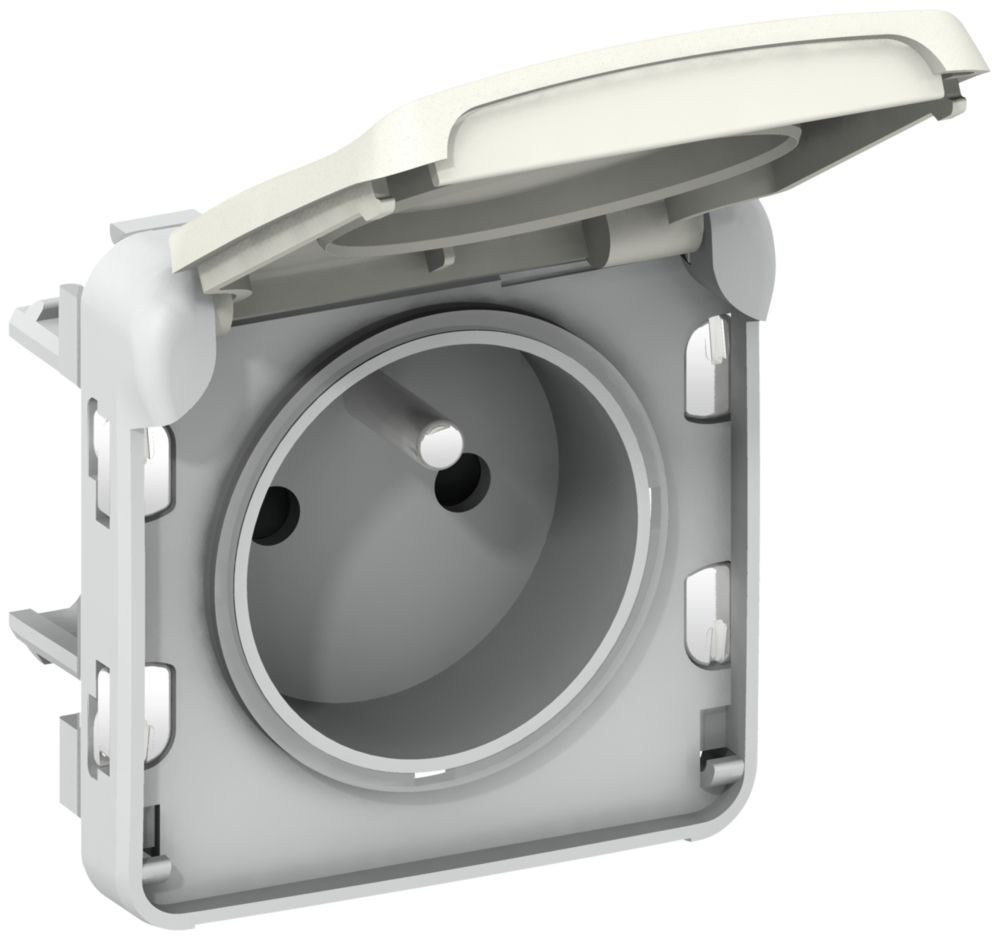 Steckdose PLEXO FR weiss