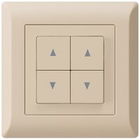 Interruttore per tapparelle INC kallysto.line beige con 4 tasti