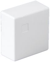 Scatola AP R&M Speedbox grd.1 67×67×30mm vuota bianco