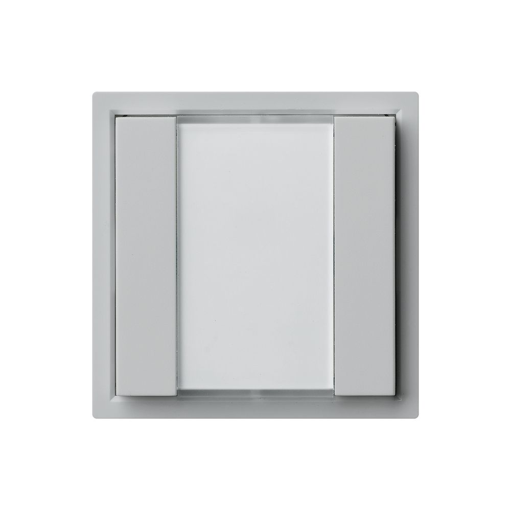 Poussoir universel ENC 2×KAL A avec LED gris clair