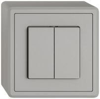 Interruttore a pulsante AP EDIZIO.liv SNAPFIX® 1/3+3/1L grc