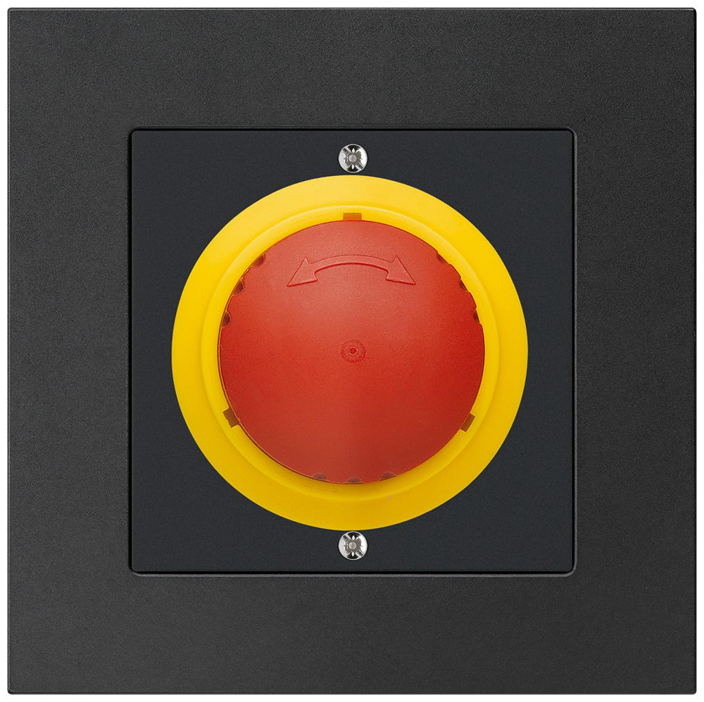 UP-Taster kallysto.pro NOT-AUS schwarz