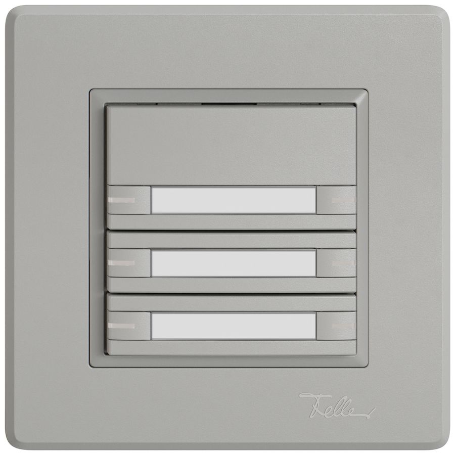 Pulsante KNX RGB INC EDIZIO.liv SNAPFIX® sensore temp.RGB-LED targ.6× com.1T grc