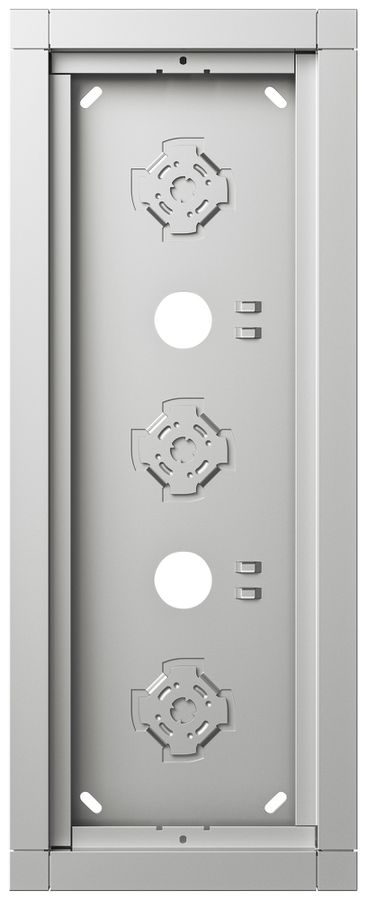 AP-Gehäuse Siedle 3× 132×332×36.5mm silber
