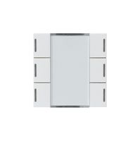 Frontset Hager kallysto LED 6×KNX systemlink/easylink weiss