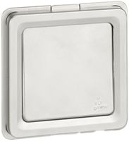 UP-Wippschalter Soliroc 6/1L verchr.