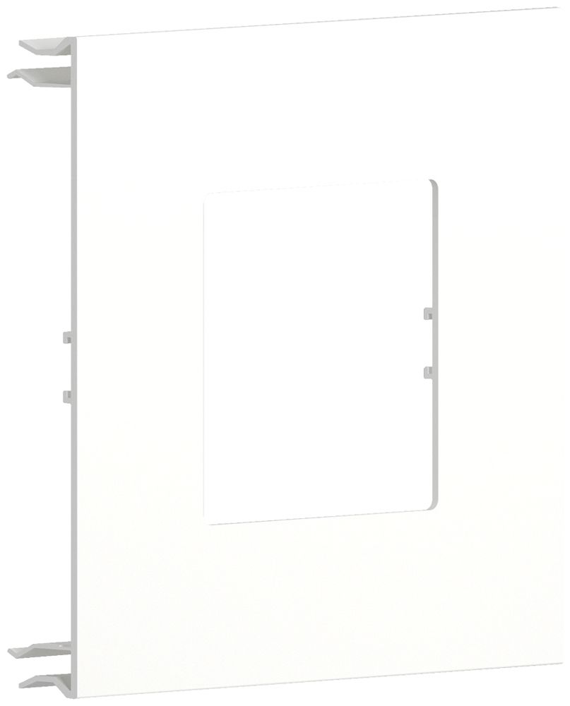 Cache tehalit 60×60mm pour BRA couvercle 120mm blanc trafic