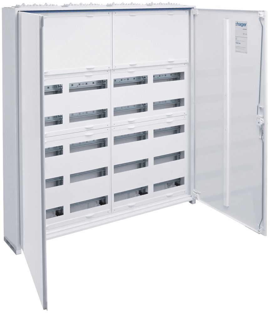 Distributeur AP Hager univers 22 rangées 240UM couv.IP44 1050×1100×165mm