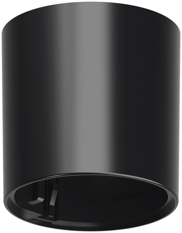 Cadre AP Theben 75B noir pour PlanoSpot Ø80mm