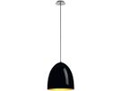 Lampada a sospensione SLV PARA CONE 30 E27 60W tonda IP20 nero/oro