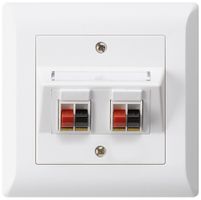 Presa INC audio kallysto.line 2×bianco morsetto per 2 altoparlante
