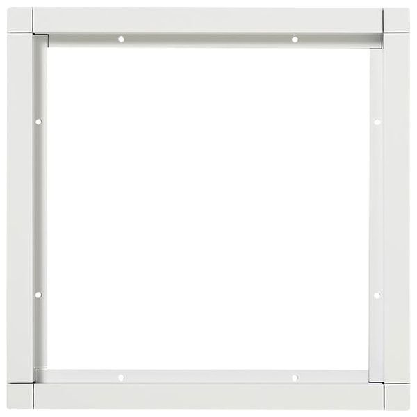 Cornice combinato Siedle, in alluminio, 231×231×15mm, bianco