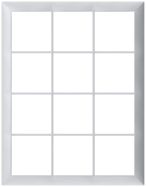 Abdeckrahmen SIDUS 3×4/4×3 Al