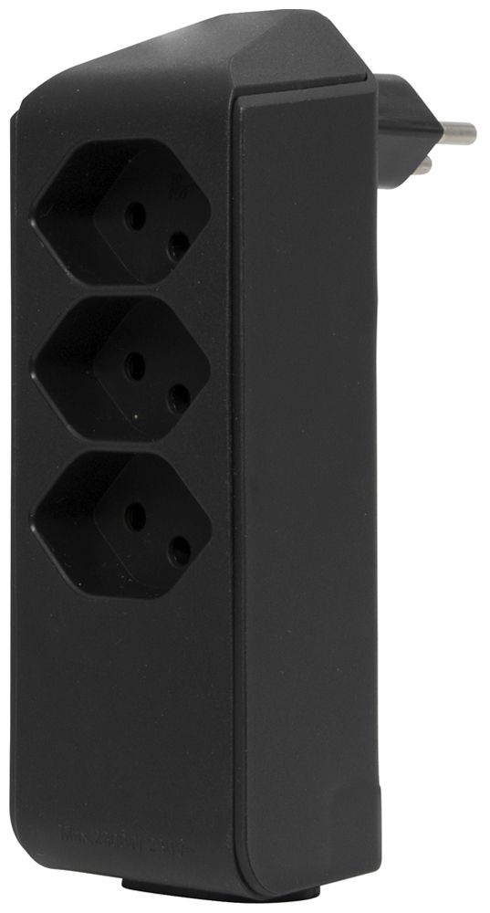 Fiche de dérivation cleverLINE 3+1×T13 300° sans suspension noir