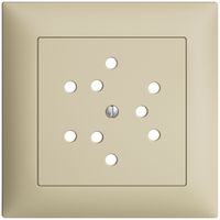 Frontset EDIZIOdue vanille 88×88mm 3×T12