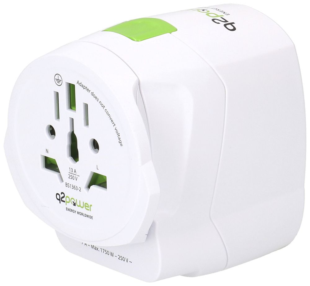 Fiche d'adaptation MH q2power QDAPTER LIGHT USB AC WORLD