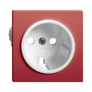 Placca frontale EDIZIOdue Schuko berry