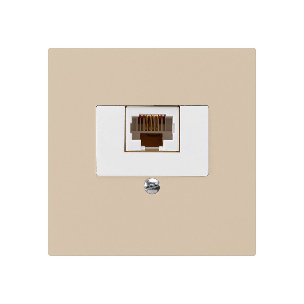 Einsatz zu Anschlussdose kallysto 1×RJ45u beige
