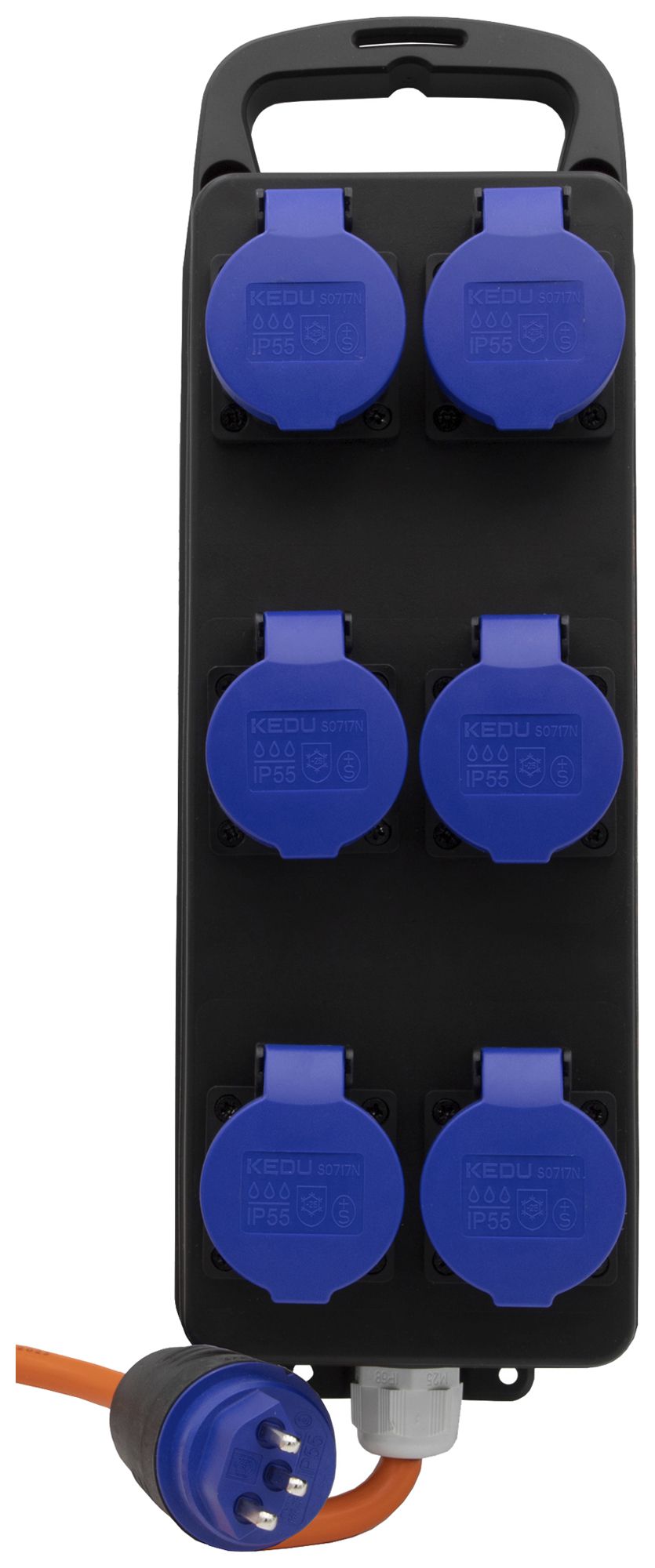 Stromverteiler BSV P T23 2m 6×T23 (IP55) IP44