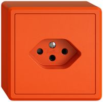 AP-Steckdose EDIZIO.liv SNAPFIX® 1×T13 or