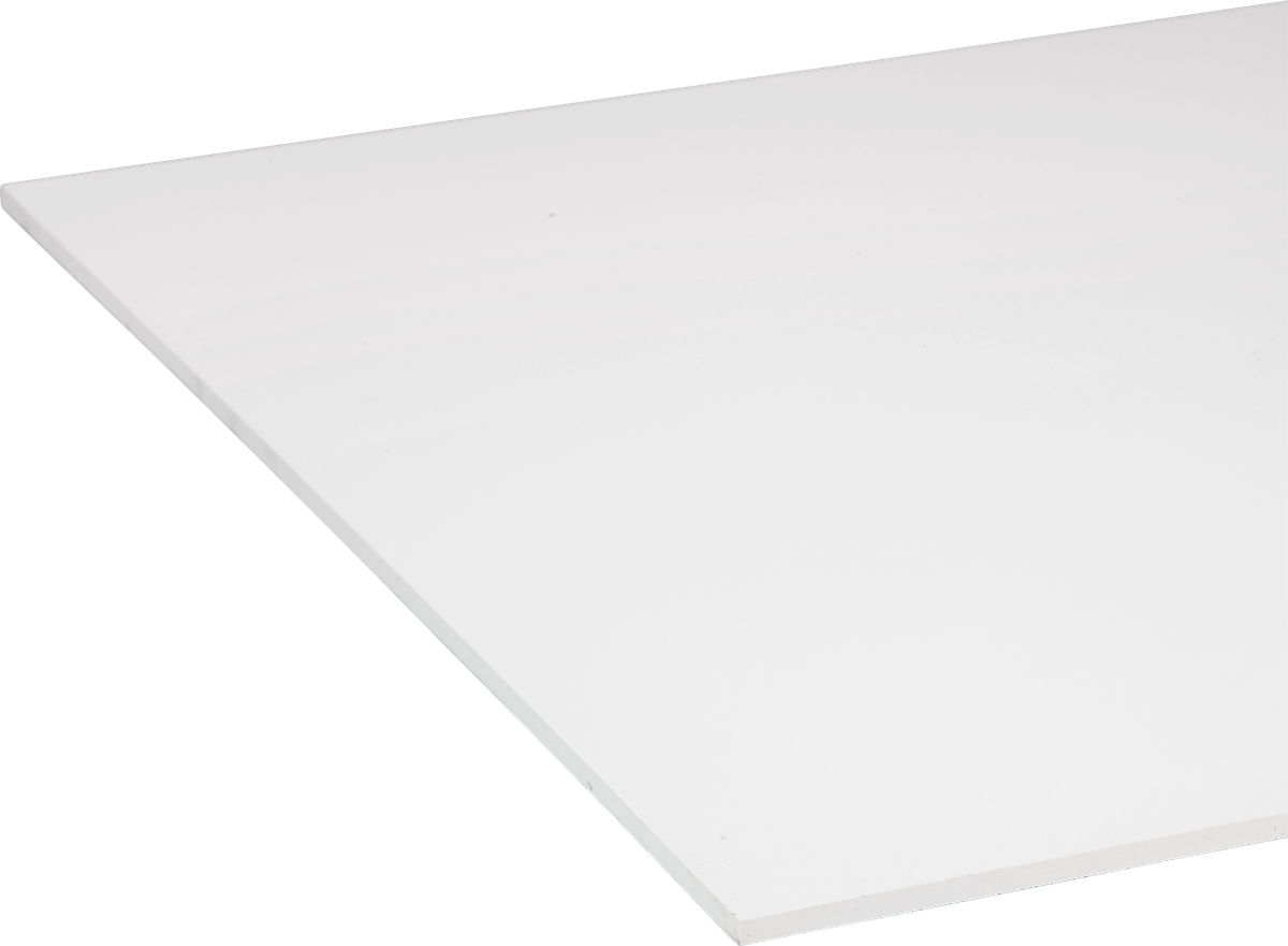 PVC segnale bianco $$Lx$$Bx$$Dmm RAL9003