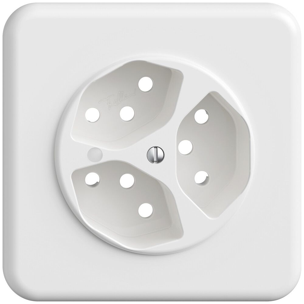 UP-Frontset STANDARDdue 3×T13, 90×90mm, m.Frontlinse, weiss