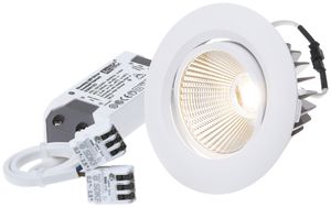 EB-LED-Spot AXO 10.5W 230V 960lm 930 Loch-Ø80mm weiss 38°
