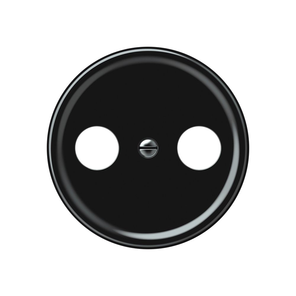 Frontset origin Antennendose R/TV schwarz