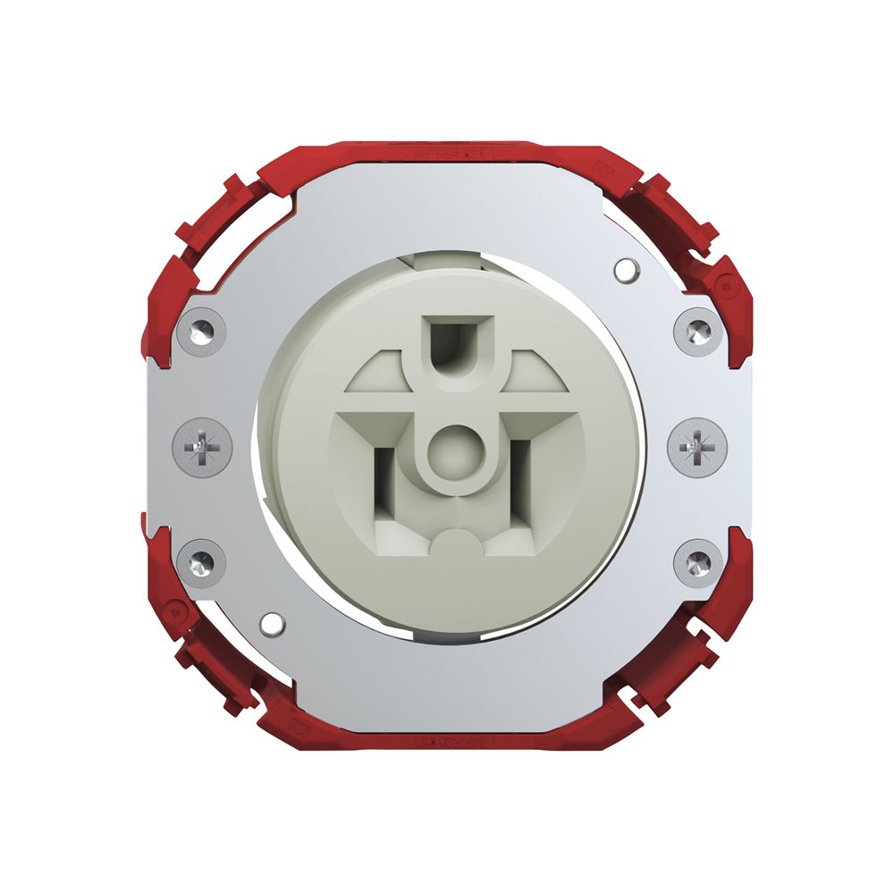 Steckdose NEMA SNAPFIX® 1×US/CA (NEMA 5-15) (Typ B) 20A 250V IP20 alu